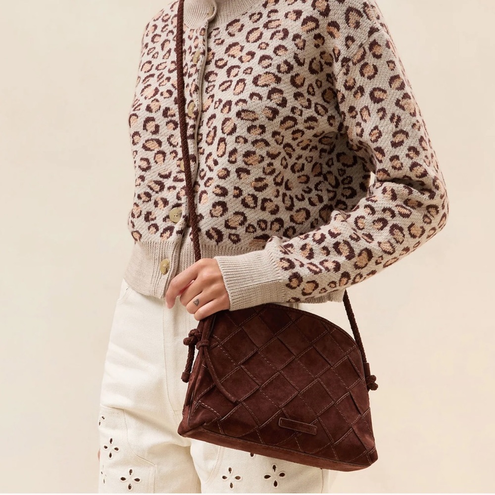 $360 Loeffler Randall Woven Suede Bag Sold Out Great Gift